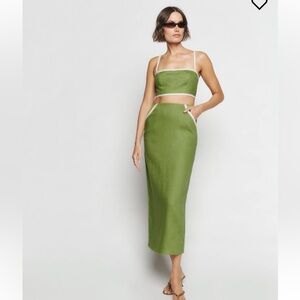 Reformation Elena linen set